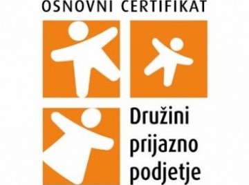 Pridobili osnovni certifikat Družini prijazno podjetje